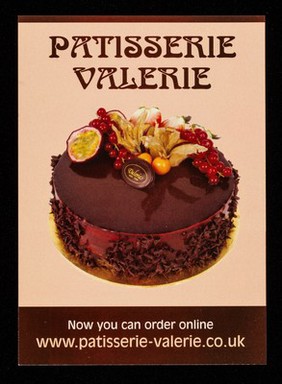 Patisserie Valerie : now you can order online www.patisserie-valerie.co.uk / Patisserie Valerie.