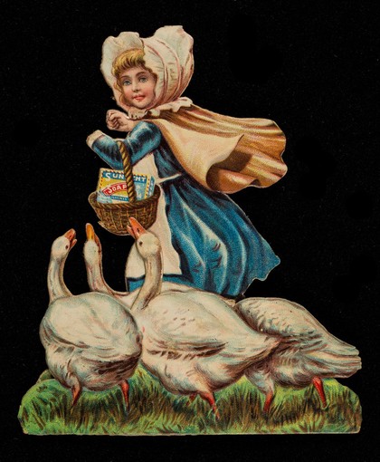 Dame Trot : to market, to market went little Dame Trot, Sunlight Soap for mother the pretty maid got... / [Lever Brothers Ltd.].
