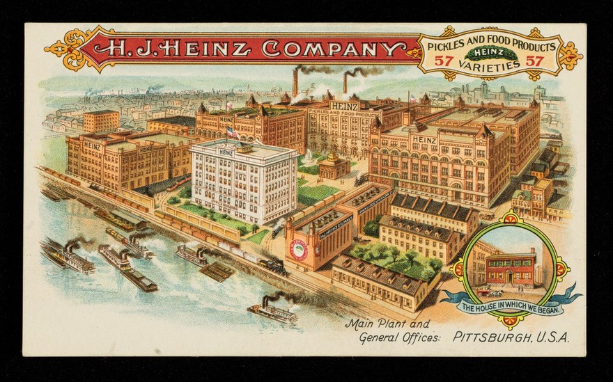 H.J. Heinz Comapny : main plant and general offices: Pittsburgh, U.S.A. / Heinz.