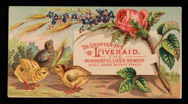 Dr. Grosvenor's Liveraid : the wonderful liver remedy : small doses, prompt effect.