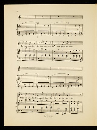 The quack's song / written by F.C. Burnand ; music by W. Meyer Lutz ; sung ... by Edward Terry in F.C. Burnand's extravaganza "Camaralzaman.".