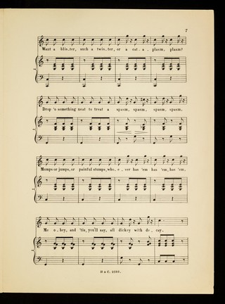 The quack's song / written by F.C. Burnand ; music by W. Meyer Lutz ; sung ... by Edward Terry in F.C. Burnand's extravaganza "Camaralzaman.".