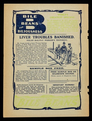 Nature's road to health / Bile Bean Manufacturing Co.