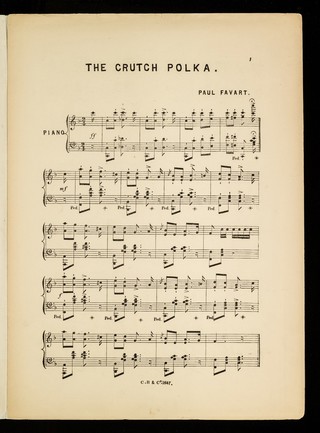 The crutch polka / by Paul Favart.