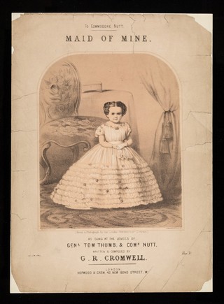Maid of mine : to Commodore Nutt : as sung at the levees of Gen.l Tom Thumb, & Com.e Nutt / written & composed by G.R. Cromwell.