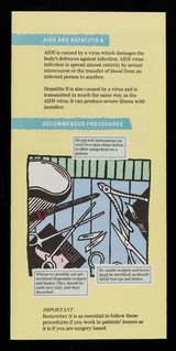 AIDS : guidelines for unregistered chiropodists : don't die of ignorance / prepared by the Department of Health and Social Security and the Central Office of Information.