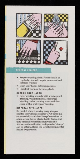 AIDS : guidelines for unregistered chiropodists : don't die of ignorance / prepared by the Department of Health and Social Security and the Central Office of Information.