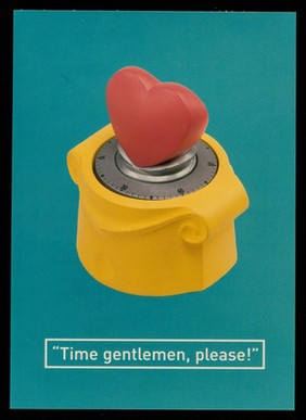 "Time, gentlemen, please!" : for many gay men, the scene revolves around bars, pubs and clubs... and alcohol can be the perfect 'social lubricant'... / Camden & Islington Community Health Services NHS Trust ; designed by Eureka! Graphic Design Limited.