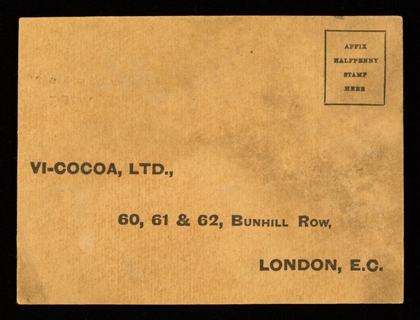 This card entitles you to a dainty sample tin of Dr. Tibbles' Vi-Cocoa free ... / Vi-Cocoa, Ltd.