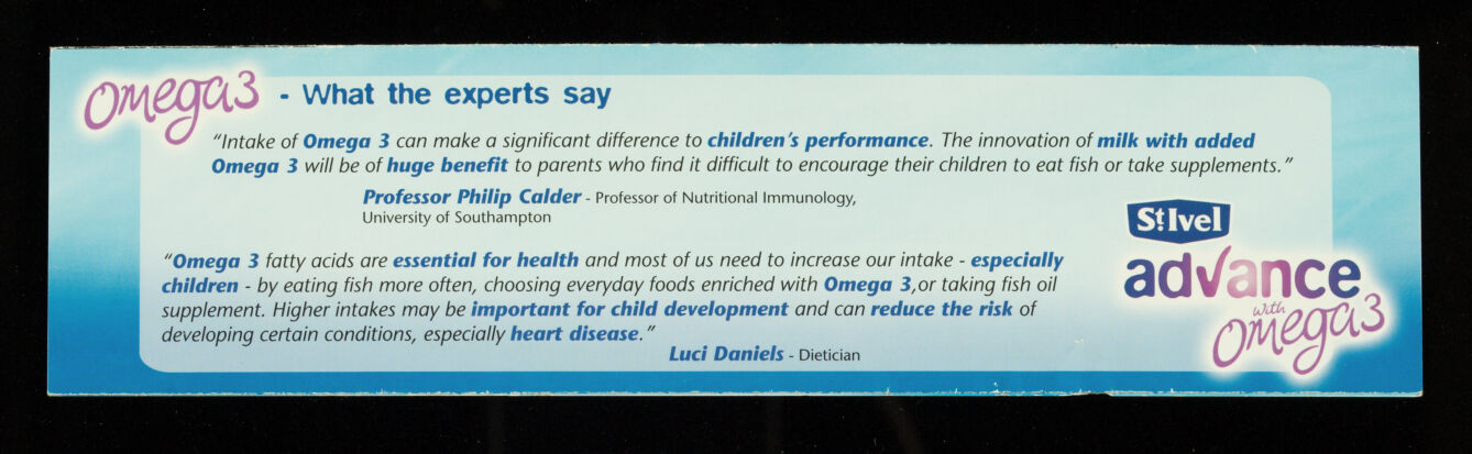 St. Ivel advance with Omega 3 / St. Ivel.
