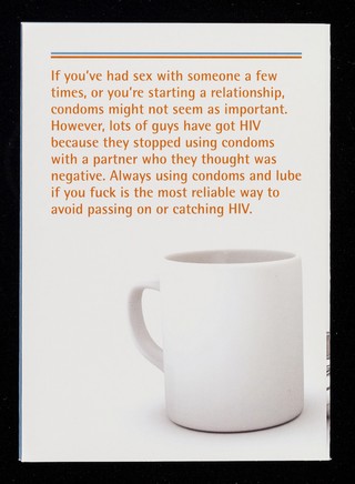 When I find a boyfriend can I ditch the condoms? / Terrence Higgins Trust, GMFA.