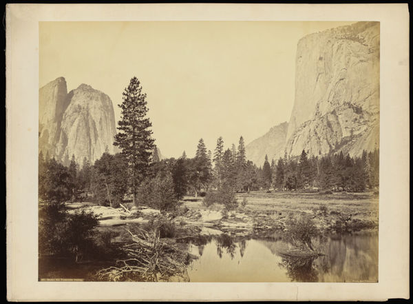 Yosemite, California: the Valley. Photograph by C.E. Watkins, ca. 1860-1880.