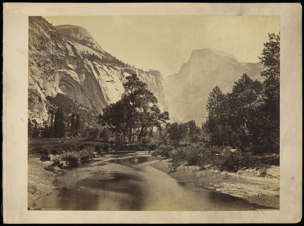 Yosemite, California: the Domes. Photograph by C.E. Watkins, ca. 1860-1880.