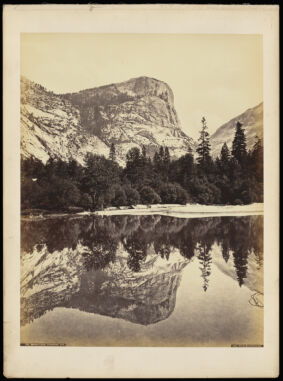 Yosemite, California: Mirror Lake. Photograph by C.E. Watkins, ca. 1860-1880.