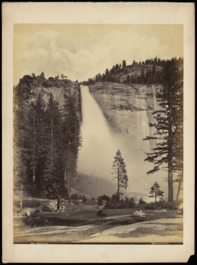Yosemite, California: Nevada Fall. Photograph by C.E. Watkins, ca. 1860-1880.