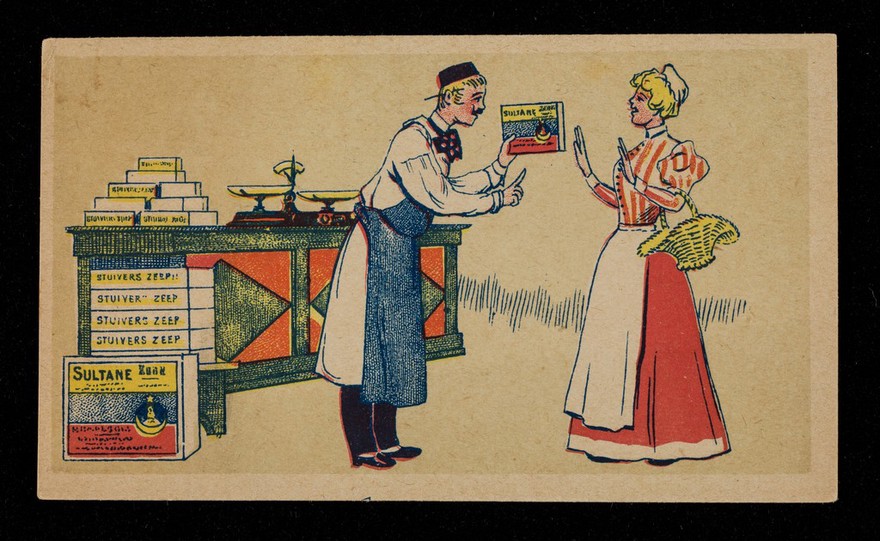 Sultane savon : idéal pour tous les usages : voor alle doeleinden geschikt / Savonneries Réunies.