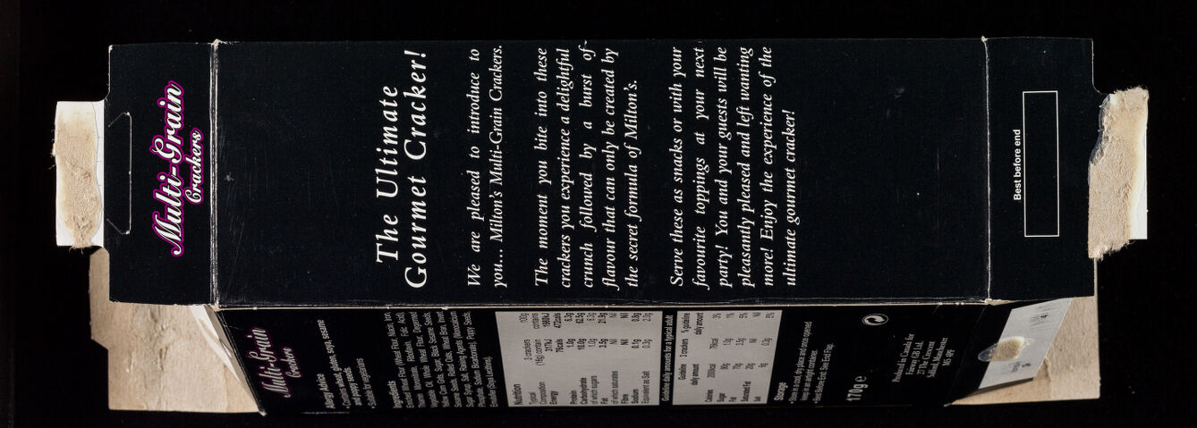 Multi-grain crackers : 170 g. / Fairway GB Ltd.