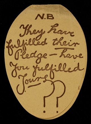Eggs for the wounded in France : N.B they have fulfilled their pledge, have you fulfilled yours?? / National Egg Collection Committee.