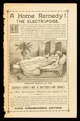 A home remedy : the Electropoise ... / Electrolibration Co.