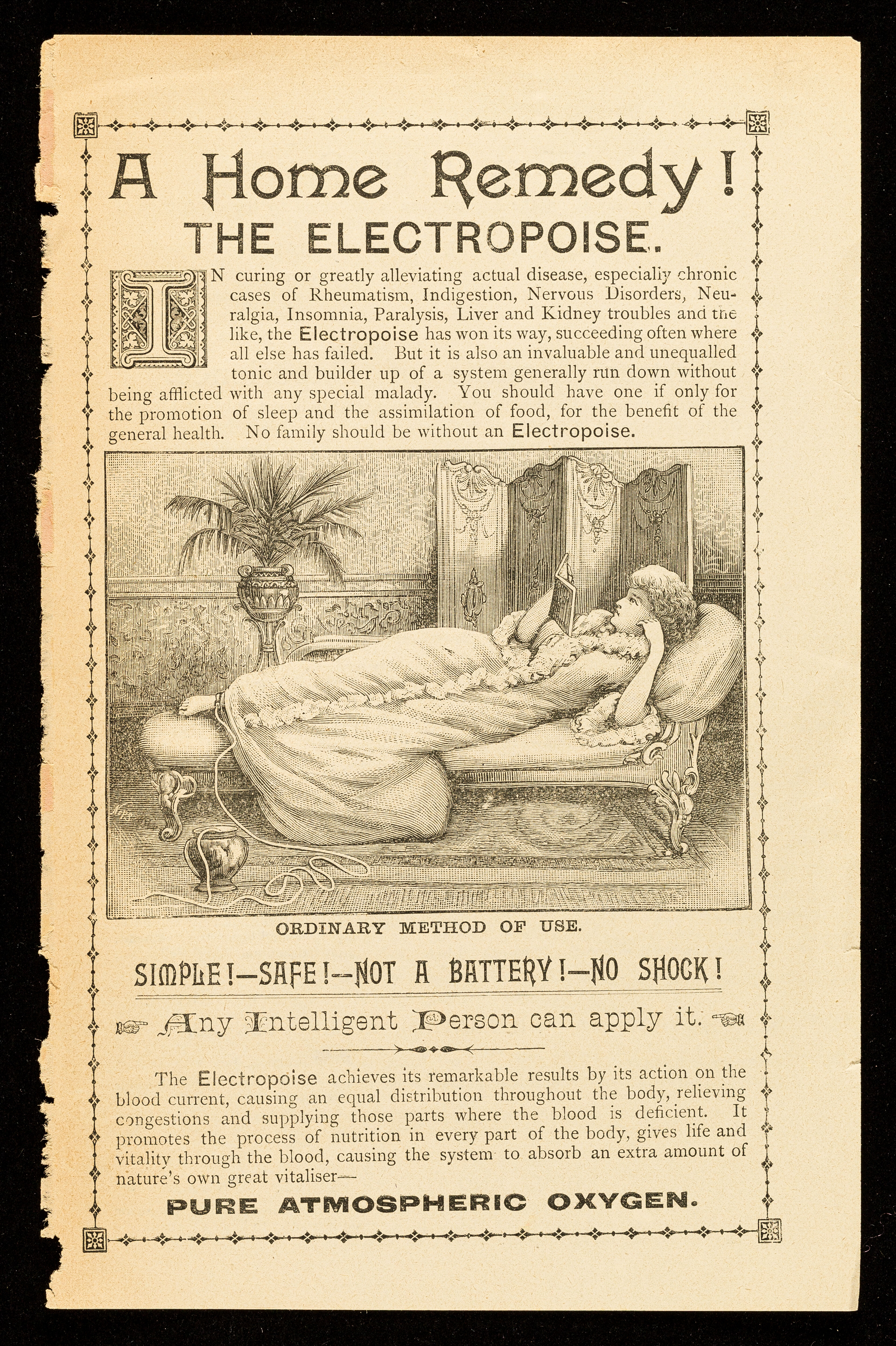 A home remedy : the Electropoise ... / Electrolibration Co.