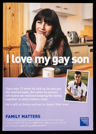 I love my gay son ... : family matters ... / Terrence Higgins Trust.