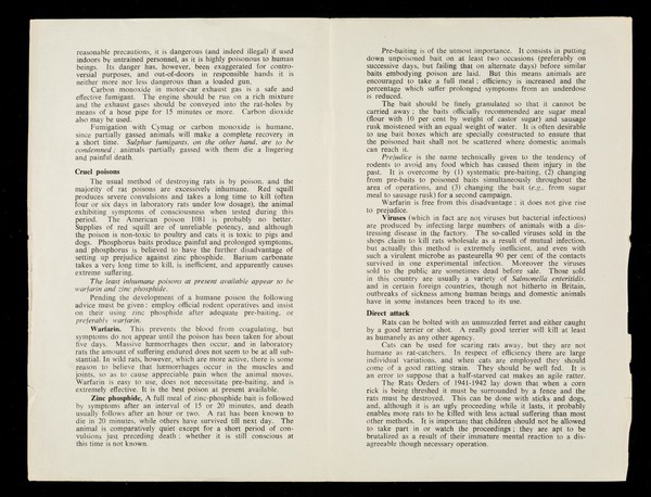Humane destruction of rats and mice / by C.W. Hume.