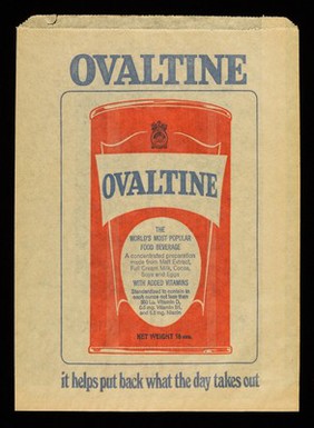 Ovaltine : it helps put back what the day takes out.