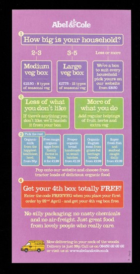 Eat more veg : and get some for free! / Abel & Cole.