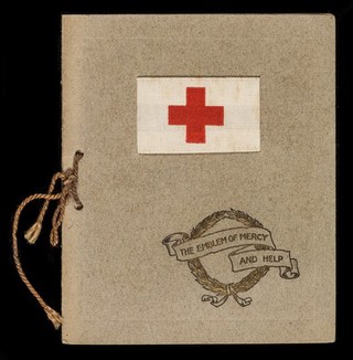 The emblem of mercy and help : a Christmas greeting to one who wears the red cross.