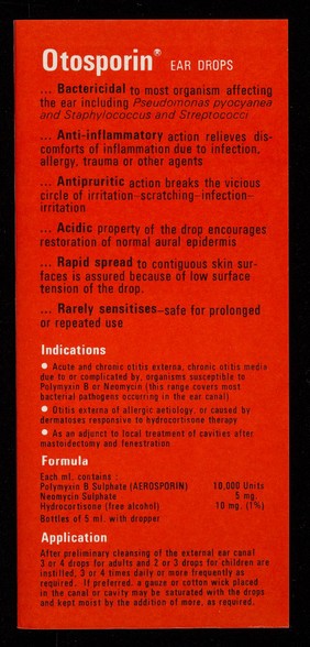 Treating ear problem [sic] is as easy as 1 2 3 / Burroughs Wellcome & Co. (Pakistan) Ltd.