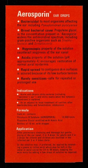 Treating ear problem [sic] is as easy as 1 2 3 / Burroughs Wellcome & Co. (Pakistan) Ltd.