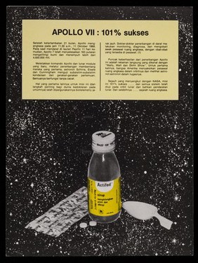 Apollo 7 : misi Apollo pertama yang berawak : Actifed dekongestan abad ruang angkasa / Wellcome Foundation Ltd.