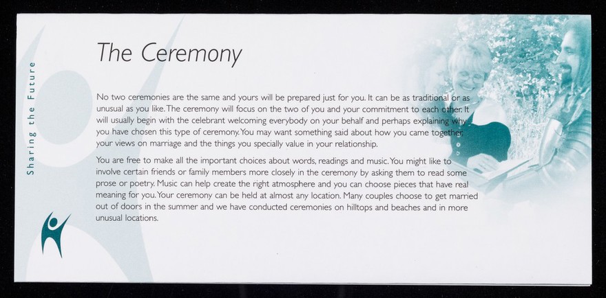 Sharing the future : a unique and personal wedding and civil partnership ceremony for those who live without religion / British Humanist Association.