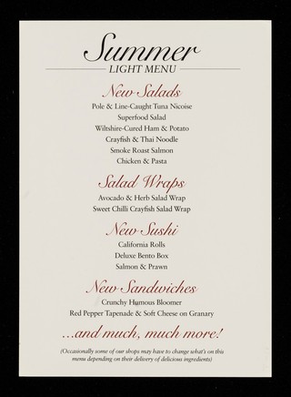 Pret's new healthy & light summer salads / Pret a Manger.
