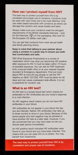 Know the facts : HIV transmission and testing / NAT.