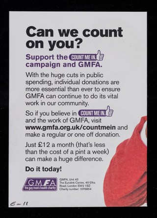 Together we can stop the spread of HIV : count me in / GMFA.