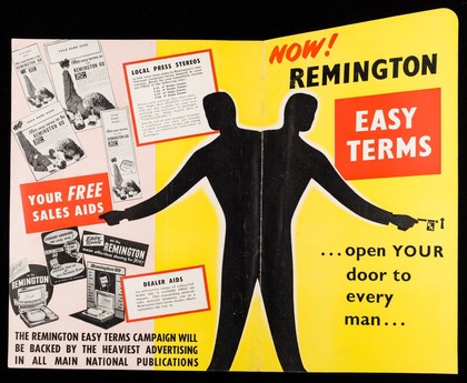 Now! Remington easy terms : ...open your door to every man... / Remington Rand Limited.