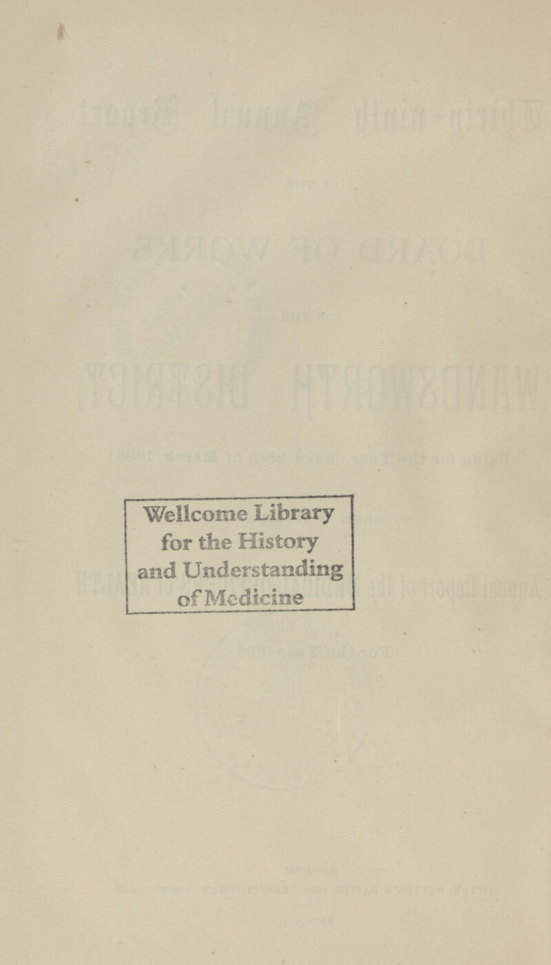 Wellcome Library for the History and Understanding of Medicine