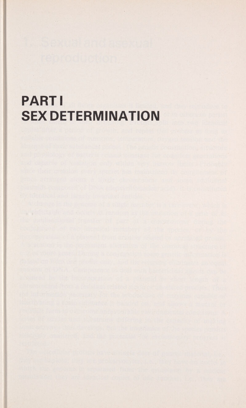 PARTI SEX DETERMINATION