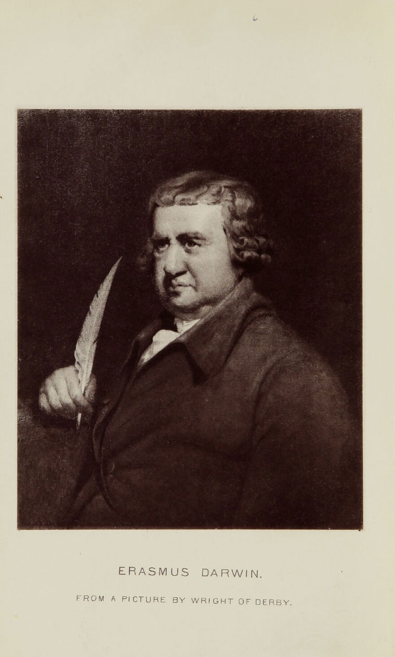 ERASMUS DARWIN. FROM A PICTURE BY WRIGHT OF DERBY.