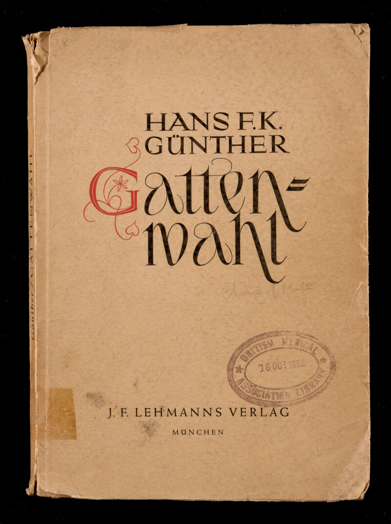 .. 3^» HANS GQNTHER J. F. LEHMANNS VERLAG MÜNCHEN r A ц,. -■*« ■ Я - j;,