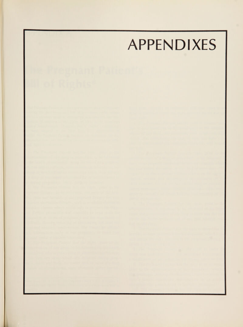 APPENDIXES