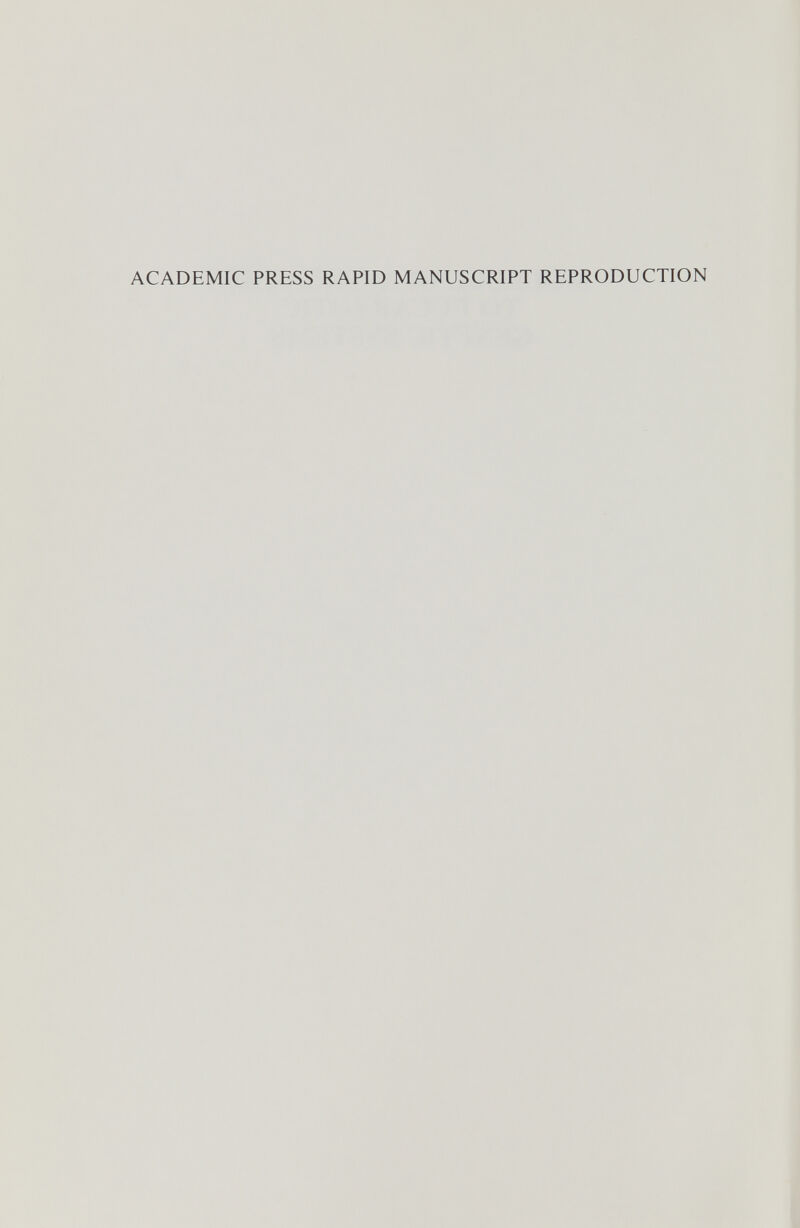 ACADEMIC PRESS RAPID MANUSCRIPT REPRODUCTION