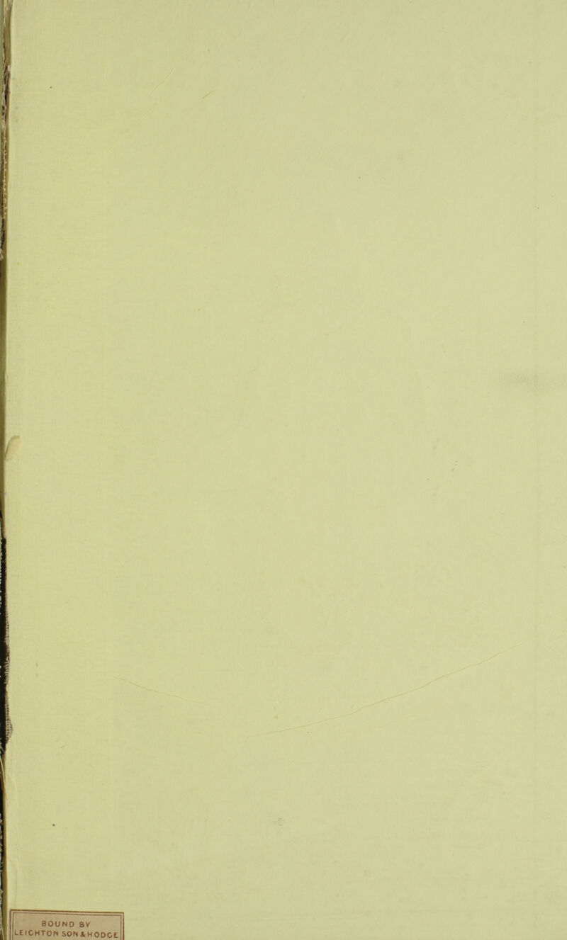 г I I BOUND BV LEICHTON SON&HODCe