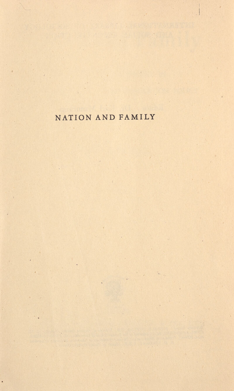 NATION AND FAMILY