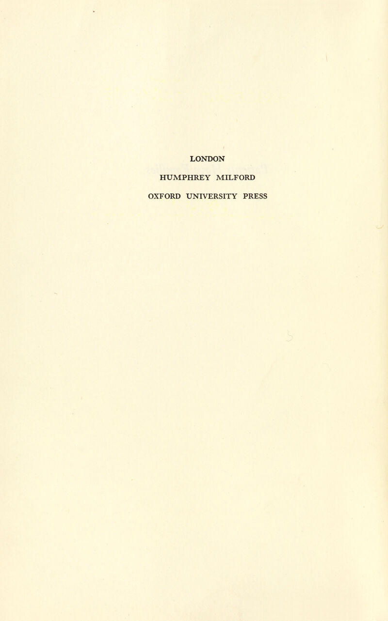 london humphrey milford oxford university press