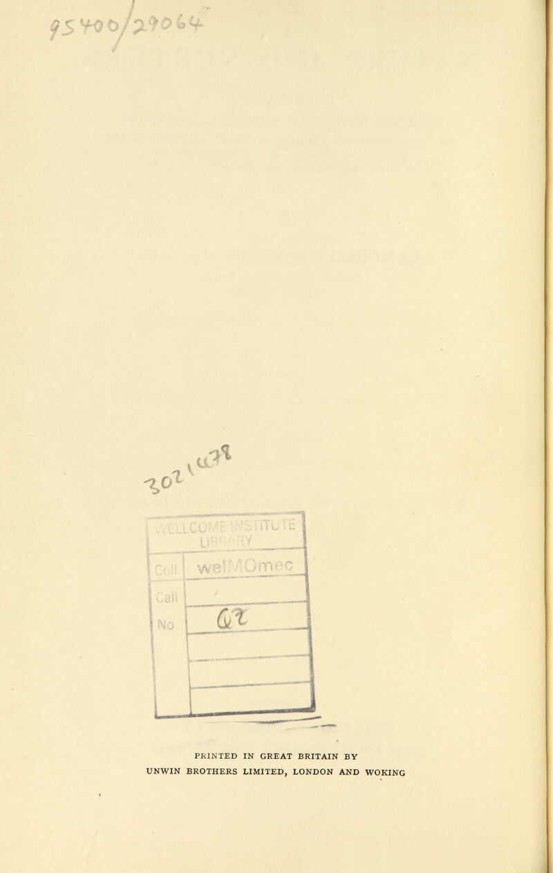 <JL it printed in great britain by unwin brothers limited, london and woking