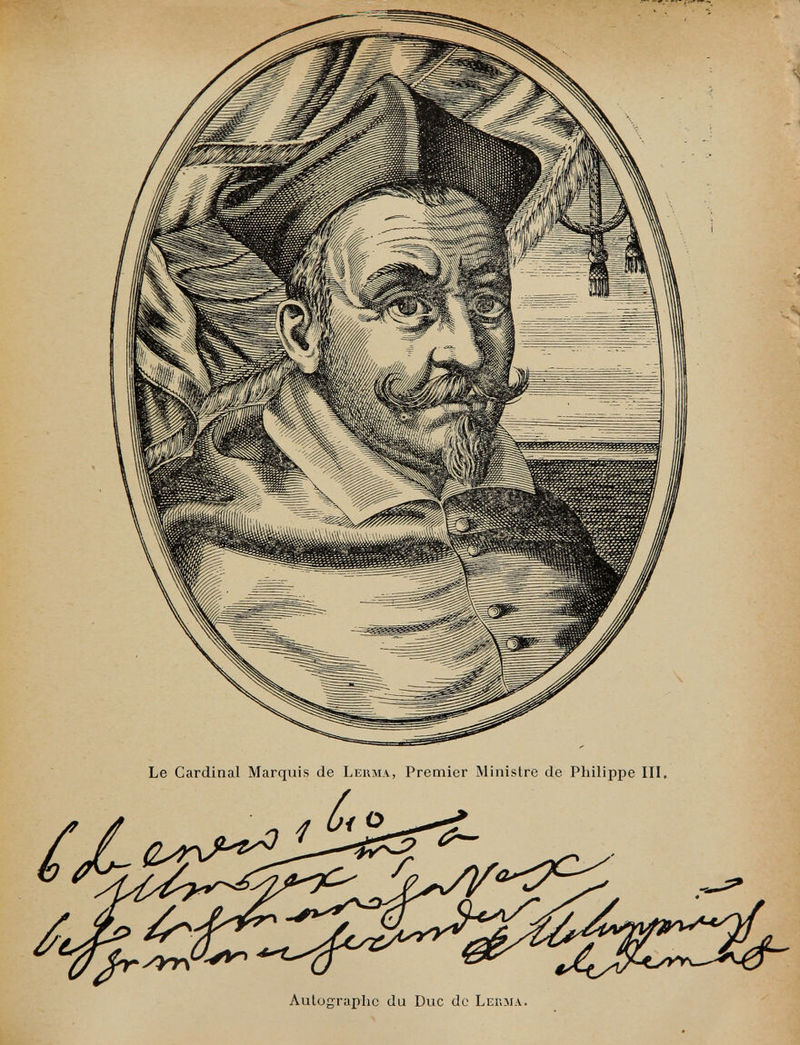 Autographe du Duc de Lerma