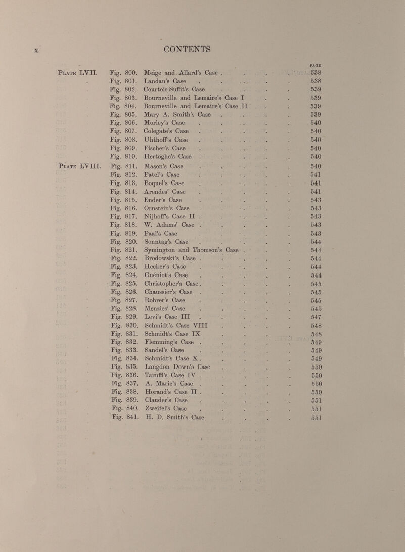 PAGE Plate LVII. Fig. 800. Meige and Allard’s Case . . . 538 Fig. 801. Landau’s Case . ... . . 538 Fig. 802. Courtois-Suffit’s Case .... 539 Fig. 803. Bourneville and Lemaire’s Case I . . 539 Fig. 804. Bourneville and Lemaire’s Case II . . 539 Fig. 805. Mary A. Smith’s Case .... 539 Fig. 806. Morley’s Case ..... 540 Fig. 807. Colegate’s Case ..... 540 Fig. 808. Uhthoff’s Case . . . . 540 Fig. 809. Fischer’s Case ..... 540 Fig. 810. Hertoghe’s Case . . .... 540 Plate LYIII. Fig. 811. Mason’s Case ..... 540 Fig. 812. Patel’s Case ..... 541 Fig. 813. Boquel’s Case . . • . . . 541 Fig. 814. Arendes’ Case ..... 541 Fig. 815. Ender’s Case ..... 543 Fig. 816. Ornstein’s Case ..... 543 Fig. 817. Nijhoff’s Case II . . . . . 543 Fig. 818. W. Adams’ Case ..... 543 Fig. 819. Paal’s Case ..... 543 Fig. 820. Sonntag’s Case . . . . 544 Fig. 821. Symington and Thomson’s Case . . . 544 Fig. 822. Brodowski’s Case ..... 544 Fig. 823. Hecker’s Case . - . . . 544 Fig. 824. Gueniot’s Case ..... 544 Fig. 825. Christopher’s Case..... 545 Fig. 826. Chaussier’s Case ..... 545 Fig. 827. Rohrer’s Case ..... 545 Fig. 828. Menzies’ Case ..... 545 Fig. 829. Levi’s Case III . . . . . 547 Fig. 830. Schmidt’s Case VIII .... 548 Fig. 831. Schmidt’s Case IX .... 548 Fig. 832. Flemming’s Case ..... 549 Fig. 833. Sandel’s Case ..... 549 Fig. 834. Schmidt’s Case X . . . . . 549 Fig. 835. Langdon Down’s Case .... 550 Fig. 836. Taruffi’s Case IV . . . . 550 Fig. 837. A. Marie’s Case ..... 550 Fig. 838. Horand’s Case II . . . . . 550 Fig. 839. Clauder’s Case ..... 551 Fig. 840. Zweifel’s Case . . . . . 551 Fig. 841. H. D. Smith’s Case .... 551