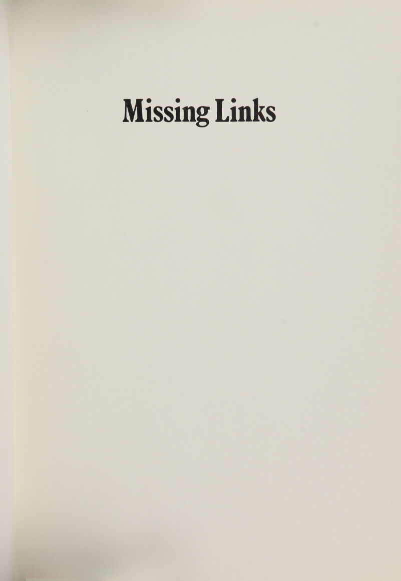 Missing Links